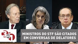 Ministros do STF são citados em conversas de delatores da JampF [upl. by Lidaa326]