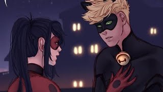 Ladynoir Texts P2  Miraculous Ladybug Comic Dub  Gao Comic [upl. by Amyas]