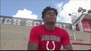 Middleburg running back commits to Utah [upl. by Sedda]