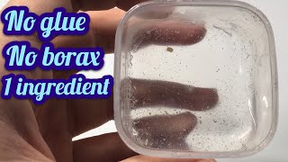 MUST WATCH REAL HOW TO MAKE THE BEST CLEAR SLIME WITHOUT GLUE WITHOUT BORAX EASY SLIME [upl. by Krispin]