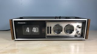 The Panasonic Cameron RC7469 Flip Clock Radio [upl. by Adnamaa423]