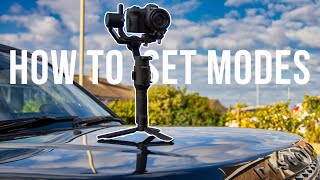 DJI Ronin SC HOW TO SET UP THE BEST MODE SETTINGS Real Life Review [upl. by Nosreve]