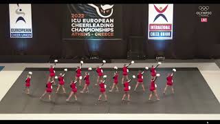 ICU Europeans 2022 Pom  Team Finland HAC Dance Elite [upl. by Bradstreet396]