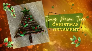 DIY Mini Tree Christmas Ornament [upl. by Caty]