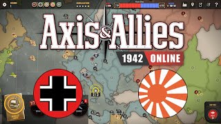 Axis amp Allies Online Axis placement game 3 Vs JJBW [upl. by Ddet]