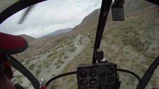 Schweizer 300C Helicopter Canyon Run [upl. by Virgilia]