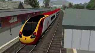 Virgin Pendolino  Train Simulator [upl. by Adnaluoy]