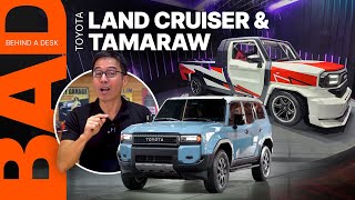 Say Hello to the New Toyota Land Cruiser Prado amp Toyota Tamaraw Concept  Behind a Desk [upl. by Daberath]