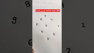 Sudoku puzzle trickssudoku puzzle banane ka aasan tarikamaths shorts [upl. by Airad]