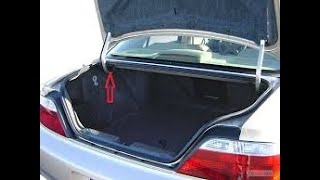 How to fix the most common water leak in the trunk or back of your car [upl. by Arik]