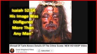 Face of Jesus Was Disfigured as seen on Shroud of Turin shorts [upl. by Aihsa]