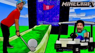 Game Of Mini Golf IN MINECRAFT [upl. by Anyk680]