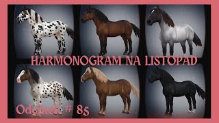 HARMONOGRAM NA LISTOPAD  NORIKERY  NOWE KONIE  odc85 sso starstableonline starstable [upl. by Belier]