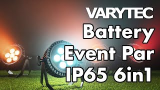 Varytec Battery Event Par IP65 6in1 multi versatility for your event [upl. by Rayna341]