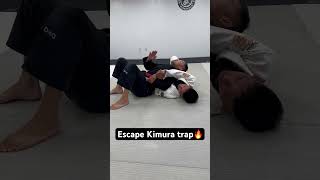 BJJ escape kimura trap with Professor Mike Chu [upl. by Landrum]