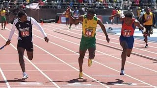 Incredible Photo Finish In Boys 4x1 Championship of America [upl. by Eda]