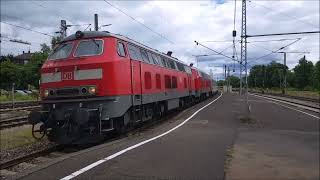 218 456 amp 218 476 Goppingen Hbf [upl. by Sirahs]