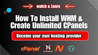 Web Hosts Hate This Learn the Secret to Creating Unlimited cPanels with WHM in 2024 [upl. by Nnaed855]