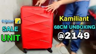 Kamiliant 68CM Trolley Bag UNBOXING  by American Tourister  flipkart sale unit  2149 [upl. by Sturdivant]