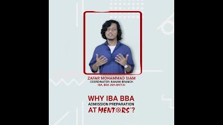 Why IBA BBA Admission Preparation at Mentors [upl. by Kroo576]