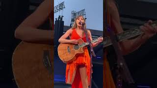 Taylor Swift  Front row POV Guitar Surprise songs  The Bolter x Getaway Car Edinburgh 2 2024 [upl. by Pengelly]