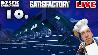 🔴 Satisfactory  10 Rész  Rotyog a Bauxitfőzelék [upl. by Almund]