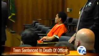 Teen sentenced in death of officer [upl. by Weinstock]