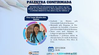 Palestra 8 Interdisciplinaridade na Educação Básica Superando a fragmentação do conhecimento [upl. by Nosirb]