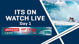 WATCH LIVE Air Tahiti Rangiroa Pro Day 1 [upl. by Shevlo]