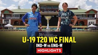 India Women U19 vs England Women U19 Final ICC T20 World Cup Cricket Match Full Highlights 2912023 [upl. by Yenahteb]