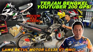 LAWA LC135 V7 HMC  REVIEW X1R AJACK  TERJAH BENGKEL YOUTUBER HMC amp AJACK BUAT KACAU [upl. by Ylenats925]