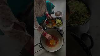 Gaon wala khana 0404 Mix Sabji funwithsangwans viral trendingreel shorts minivlog ytsort [upl. by Ellimak]