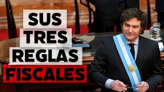 Las tres reglas fiscales de Javier Milei para rescatar a Argentina [upl. by Vullo]