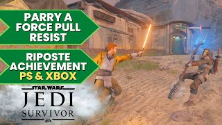 Riposte AchievementTrophy  Star Wars Jedi Survivor [upl. by Annirok938]