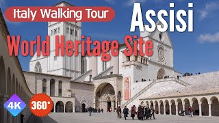 360 VR Experience Assisi in 16 Minutes  Assisi  UNESCO  Basilica di San Francesco  Italy [upl. by Lonier420]