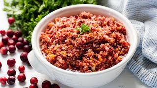 How to Make Cranberry Relish [upl. by Stochmal778]