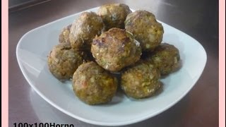 ALBONDIGAS AL HORNO  Mis Recetas [upl. by Delle776]