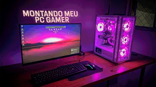 MONTANDO MEU PRIMEIRO PC GAMER  REALIZAÇÃO DE UM SONHO [upl. by Elleahcim]