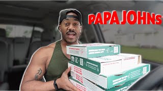 Papa Johns Items Ive Never Tried [upl. by Ennalorac]