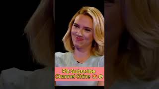 🤣🤣Scarlett Johansson and Chris Hemsworth mocked each other to entertain us funnyshorts thor [upl. by Axela]