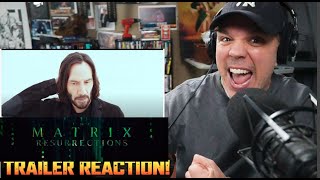 Matrix Resurrections – Official Trailer 2 REACTION [upl. by Rawden]