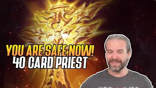 Hearthstone You Are Safe Now  40 Card Prince Priest [upl. by Thacher]