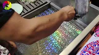 TSAUTOP Printable hydrographic film for ECOsolvent ink printer [upl. by Navets]