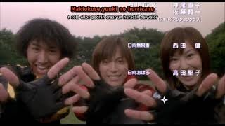 Ninpuu Sentai Hurricanger opening sung by the cast [upl. by Allimaj]