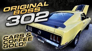 Unrestored Boss 302 amp V8 Torino “3OnTheTreequot Manual Found at Sarasota Cars amp Coffee 941 [upl. by Ellon]