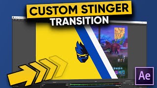 How To Make A CUSTOM Stinger Transition For Your Twitch Stream [upl. by Mossolb847]