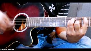 Etota Bhalobashi  Recall  Guitar Tutorial  Lead Part  Aronno Akon  2nd Version [upl. by Votaw724]