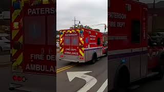 PATERSON FIRE EMS4 RESPONDING 09062024 [upl. by Kabab724]