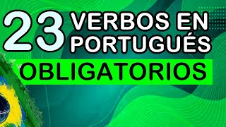 Atención Verbos obligatorios para hablar portugués [upl. by Ecyob]