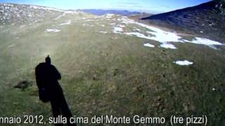 PARAPENDIO decollo dal monte gemmo tre pizzi [upl. by Thursby]